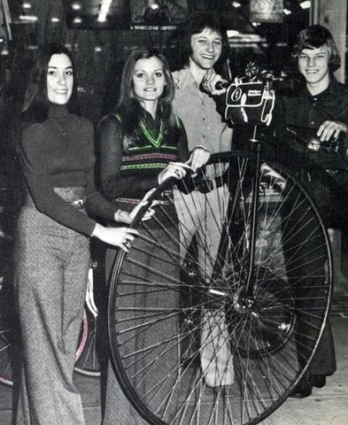 1975 - Kathy Edger, Suzanne OBrien, Neil Bodine, Danny Byrd
