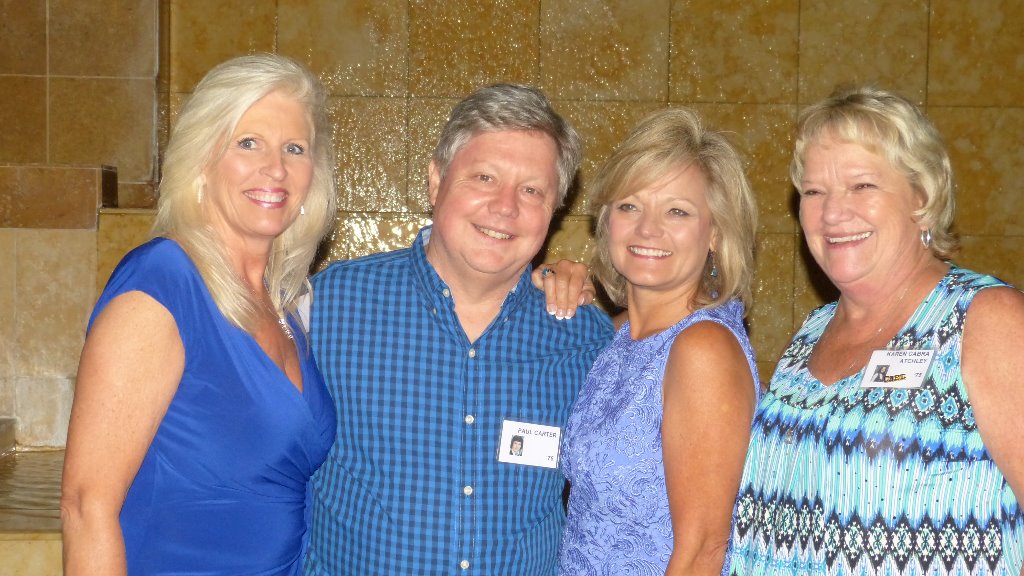 2015 40th Reunion - Beverly Cantrell, Paul Carter, Suzanne OBrien Windsor, Karen Cabra Atchley - The Planning Committee