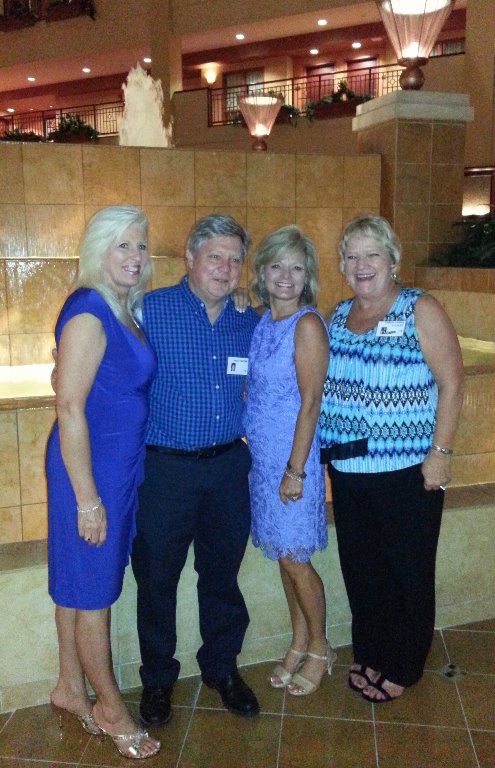 2015 40th Reunion - Beverly Cantrell, Paul Carter, Suzanne OBrien Windsor, Karen Cabra Atchley.  The Planning Committee.
